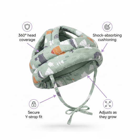 Bumpello™ Baby Head Guard | 360° Impact Protection