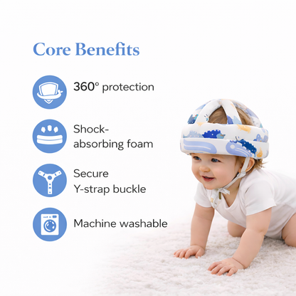 Bumpello™ Baby Head Guard | 360° Impact Protection
